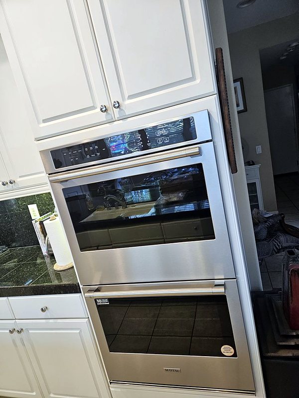 Double wall oven installation