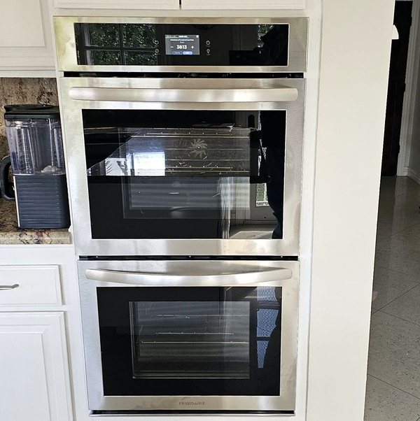 Double wall oven installation