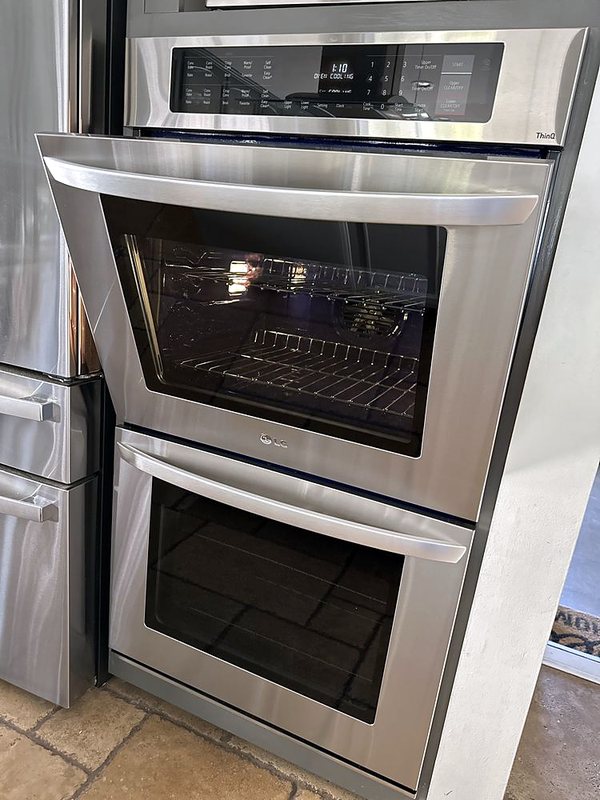 Double wall oven installation